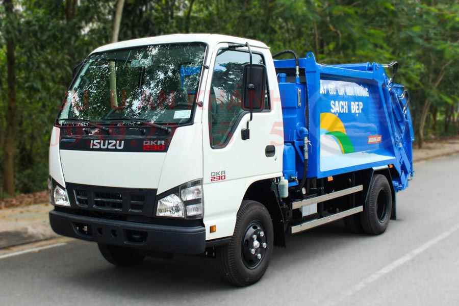 Xe tải Isuzu chở rác (tải trọng 1.45 tấn) QKR77FE4